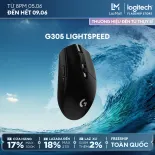 Chuột game không dây Logitech G G305 LIGHTSPEED - Hero 12K DPI, Nhẹ 99g, 6 nút lập trình, Pin 250h