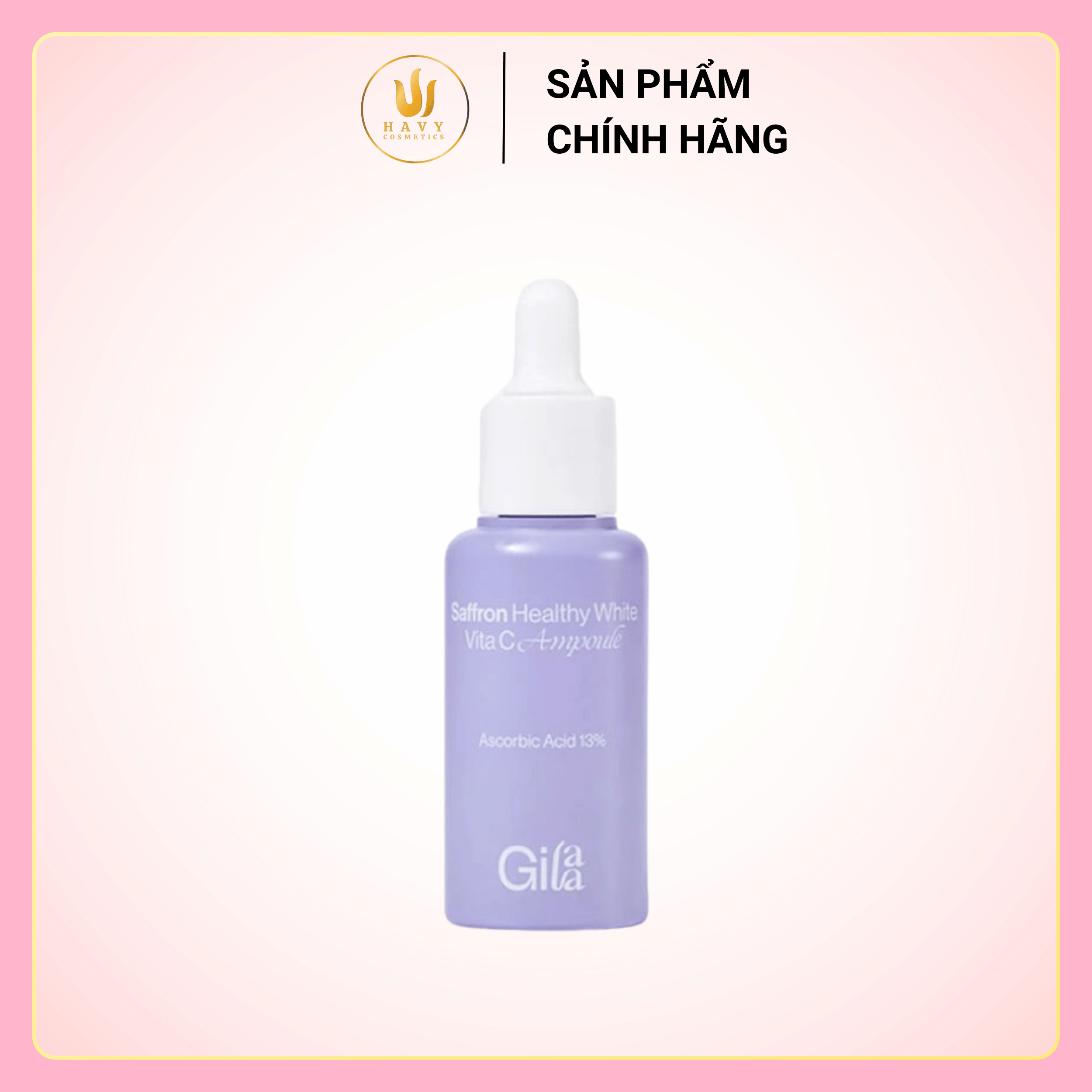 Tinh Chất Tươi Siêu Trắng Sáng Gilaa Saffron Tone Up Repair Serum 30ml