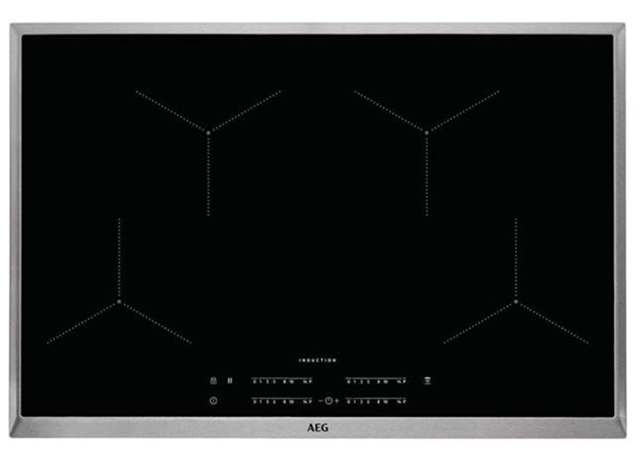 (Hàng Đức) Bếp từ AEG EK80IMX 4 vùng nấu, có hẹn giờ, có khóa an toàn