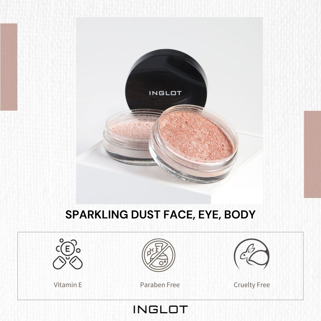 Nhũ bắt sáng dạng bột Sparkling Dust Face, Eyes, Body INGLOT