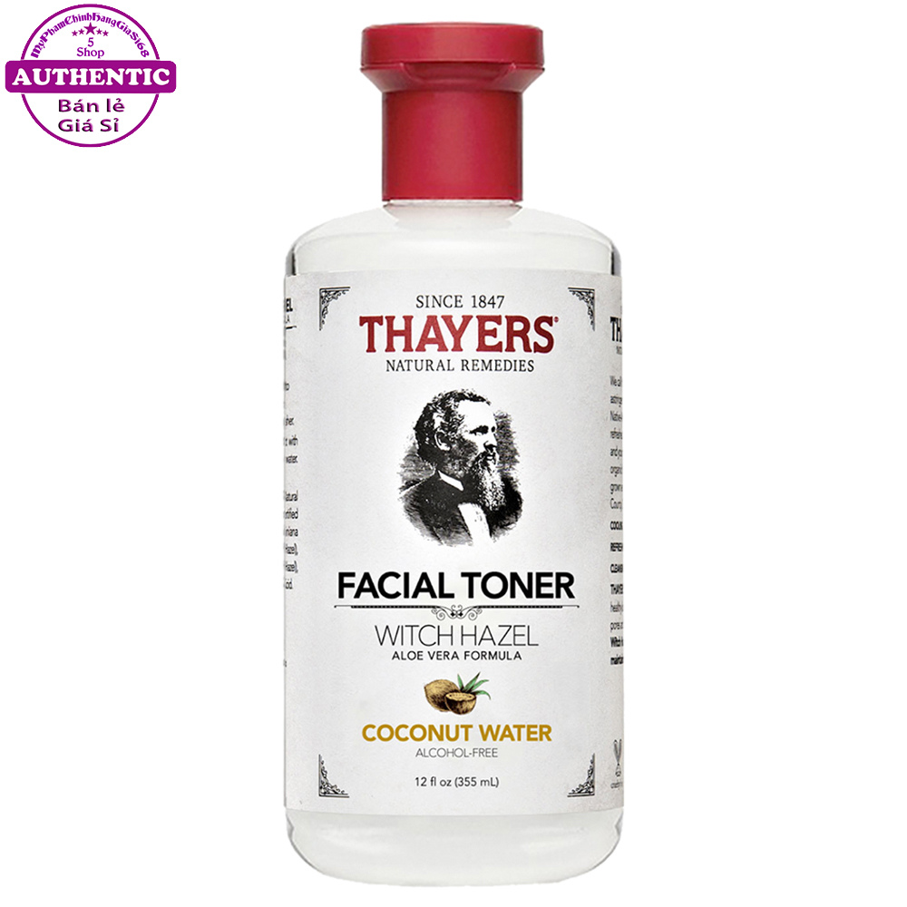 Nước hoa hồng thayers aloe vera formula witch hazel usa