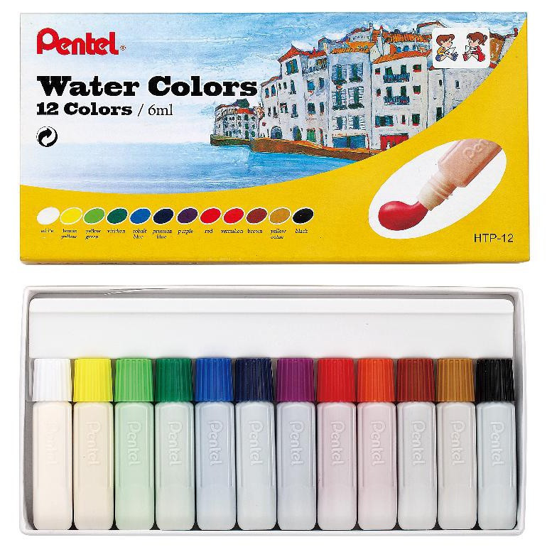 Màu nước pentel 12/18/24 màu