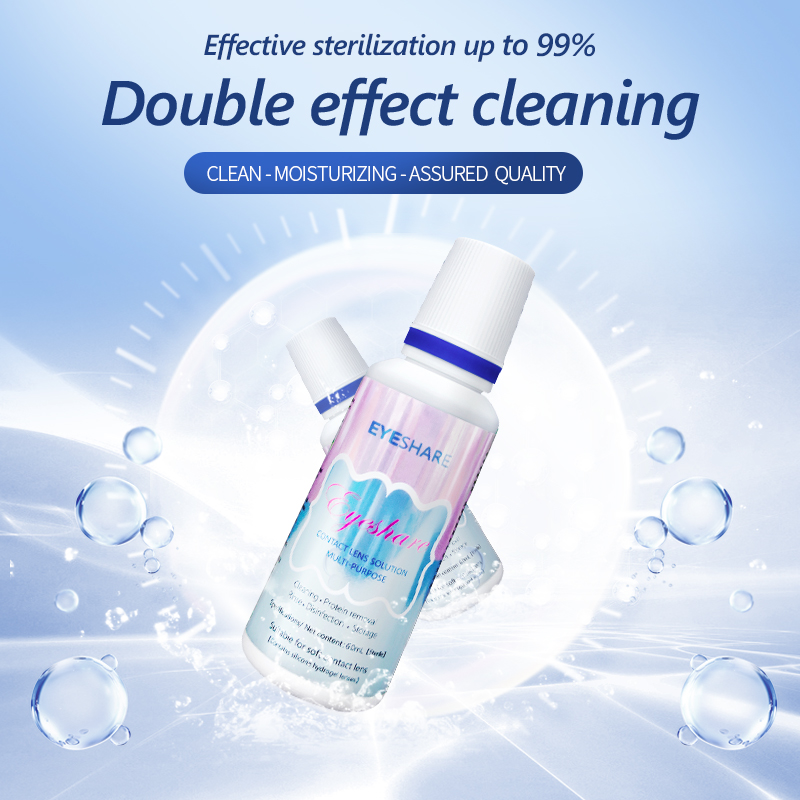 Nước Ngâm Lens EYESHARE Dùng Cho Kính Áp Tròng 60ml 120 ml Vệ Sinh Bảo Quản Lens