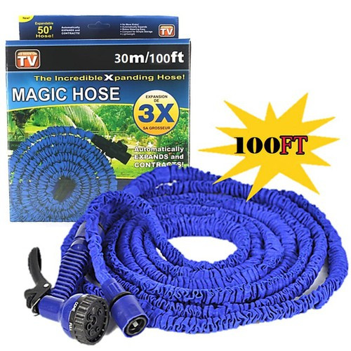 Vòi xịt tưới cây, vòi xịt nước rửa xe, vòi xịt nước giãn nở 30m vệ sinh nhà cửa, bộ vòi xịt nước thông minh magic hose 7 chế độ, phun sương,...bộ dây kèm vòi xịt nước tăng áp chống đứt, thủng thông minh
