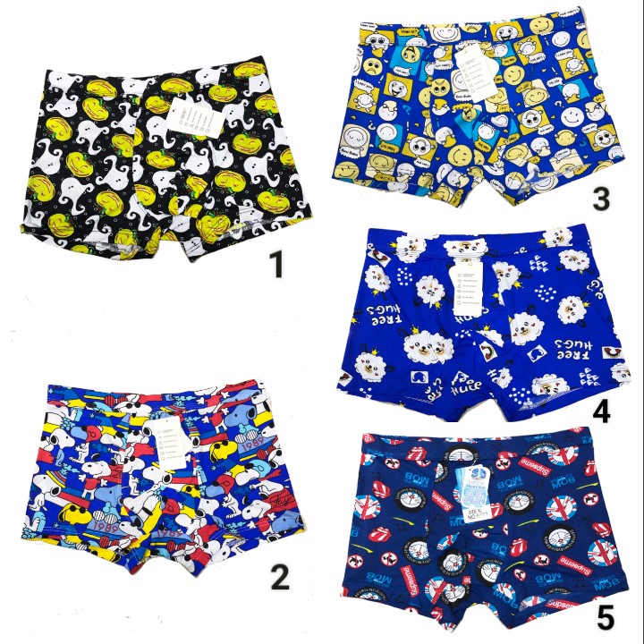 Combo 2 chiếc sịp đùi thông hơi in hình 3d mẫu mới dk123
