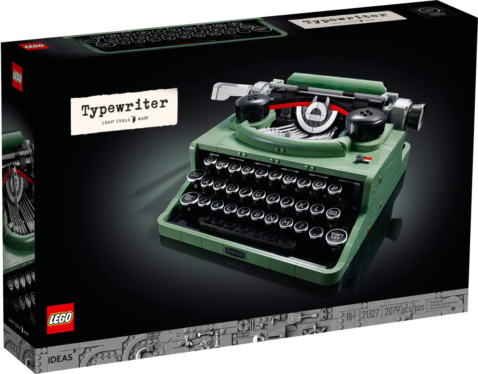 Brick4u - lego ideas - 21327 - máy đánh chữ - typewriter