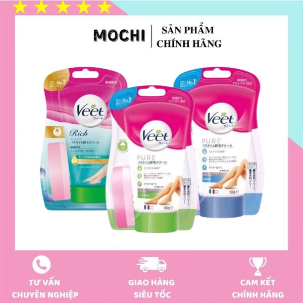 Kem Tẩy Lông Veet Nhật Bản 150G, An Toàn Và Hiệu Quả.