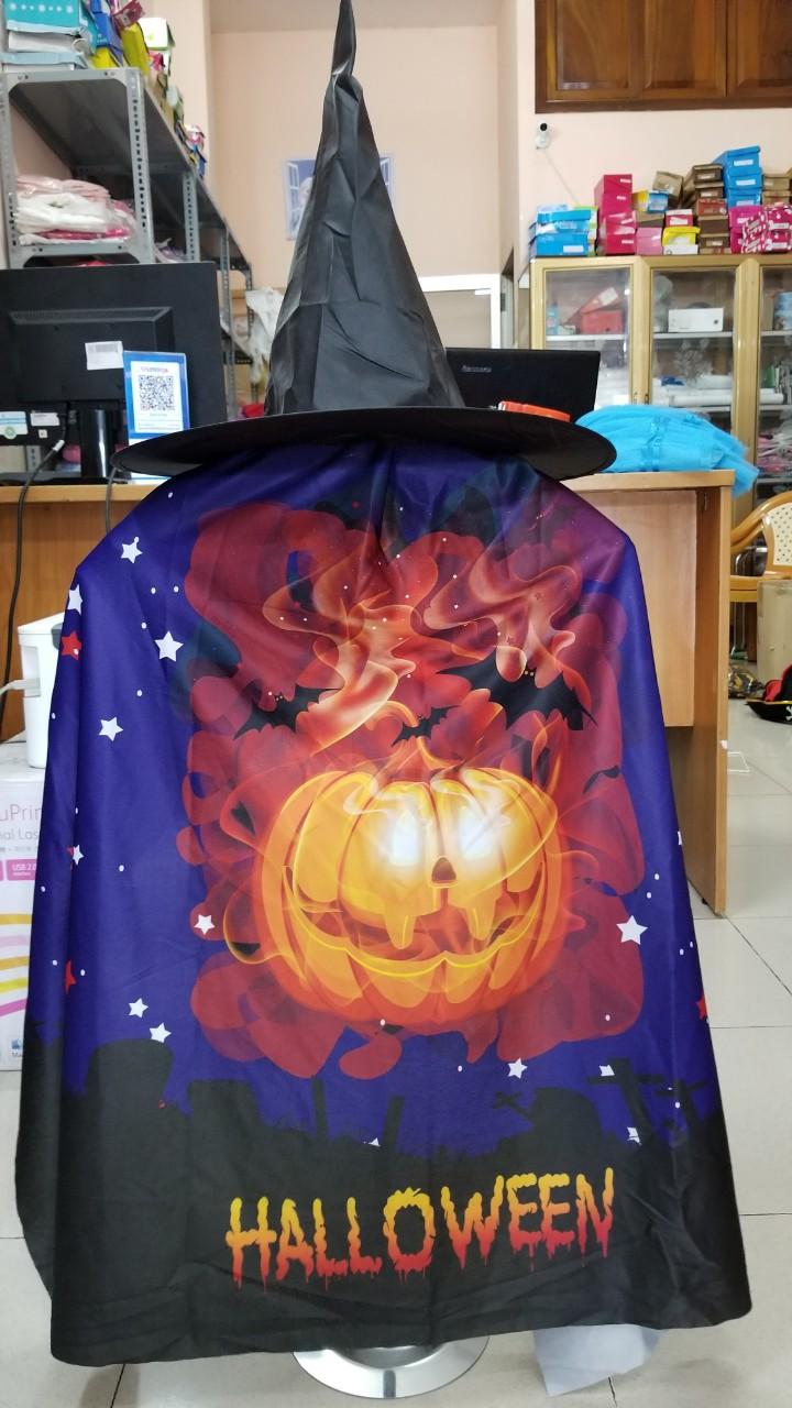 Bộ áo choàng phù thủy và nón in 3D cho lể hội haloween