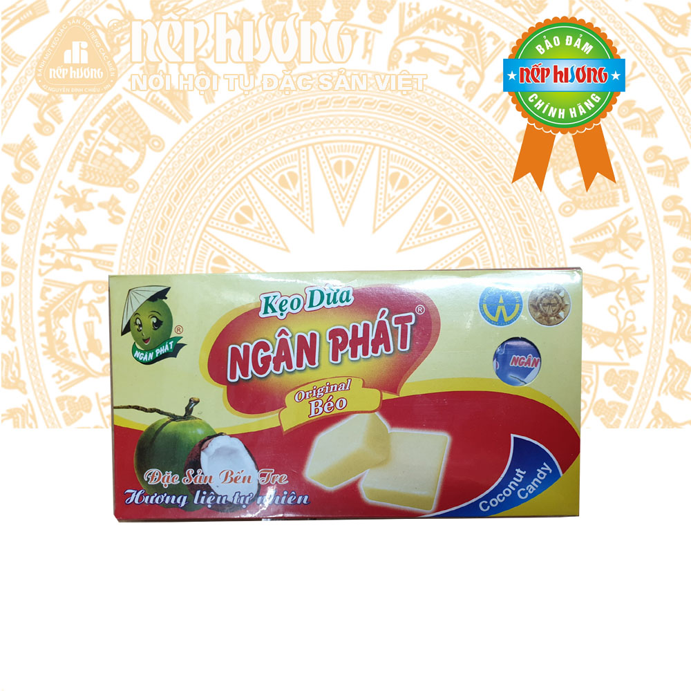 Kẹo dừa béo ngân phát – 300g – đặc sản bến tre