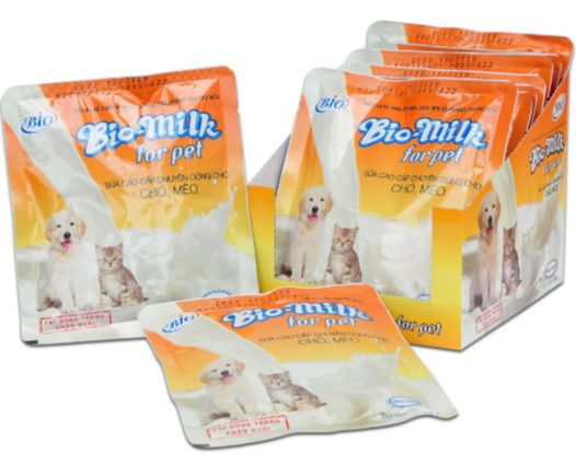 Thức ăn cho chó mèo sữa bột bio milk cho chó mèo gói 100g