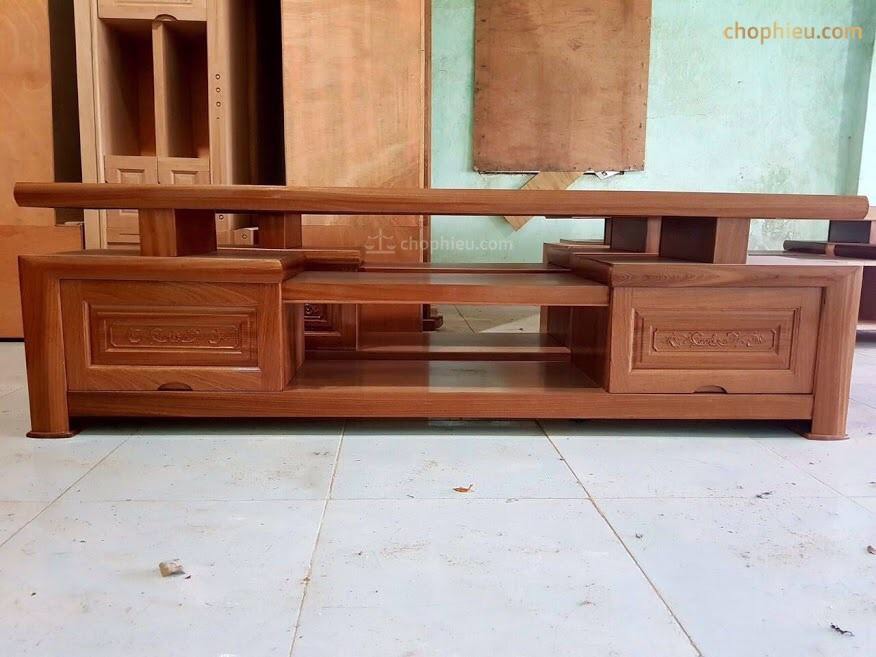Kệ tivi gỗ xoan kiểu nhật , kệ tivi bằng gỗ , tủ kệ ti vi phòng khách .