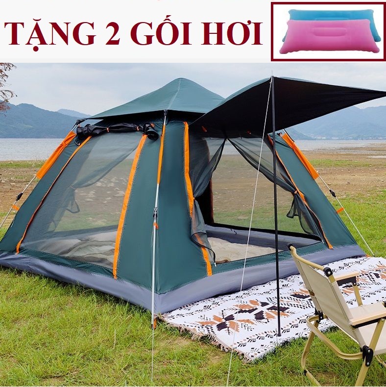 Liều cắm trại, lều du lịch dã ngoại tự bung 2-4 người, dễ dàng gập mở, đóng gói nhỏ gọn , thuận tiện khi di chuyển