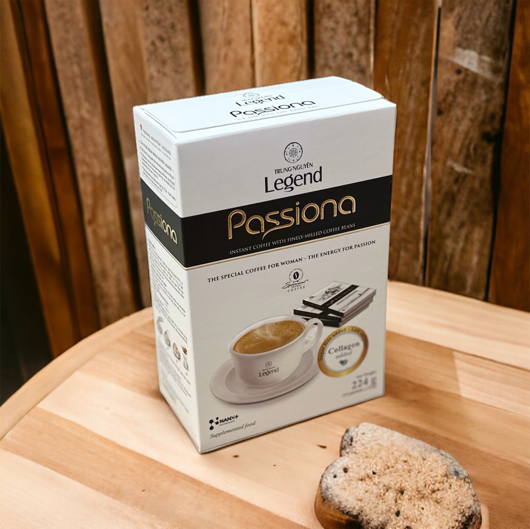 Cà phê Trung Nguyên Passiona Hộp 224gam -Hộp 14 Gói