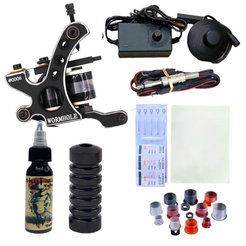 Bộ 1 máy xăm tattoo, để các bạn học xăm và thực hành làm việc