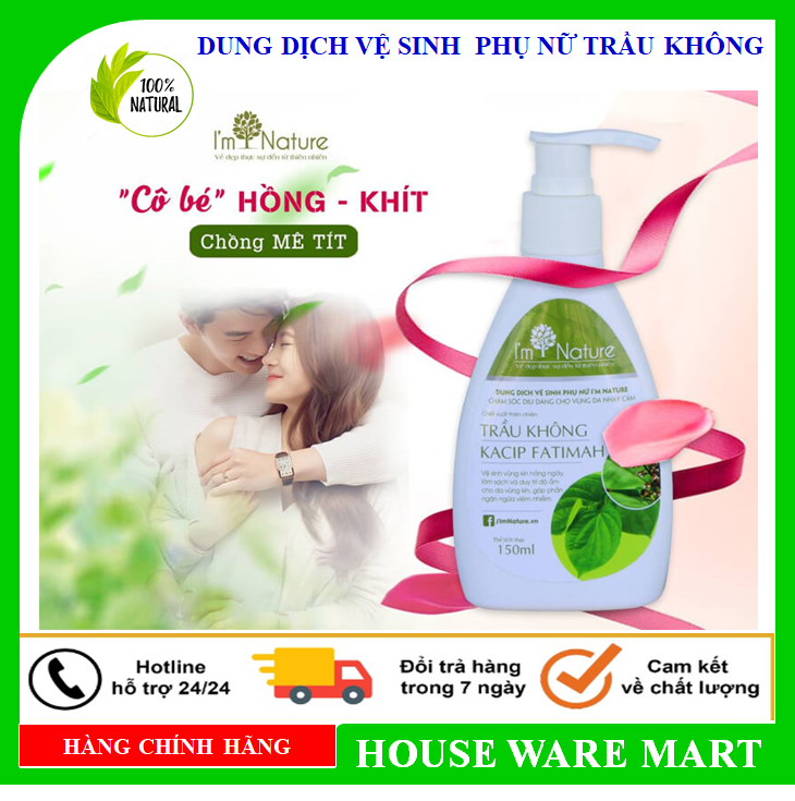 [ PHÂN PHỐI CHÍNH HÃNG ] Dung dịch vệ sinh phụ nữ TRẦU KHÔNG KACIP FATIMAH - I'm Nature - Chiết suất từ thiên nhiên