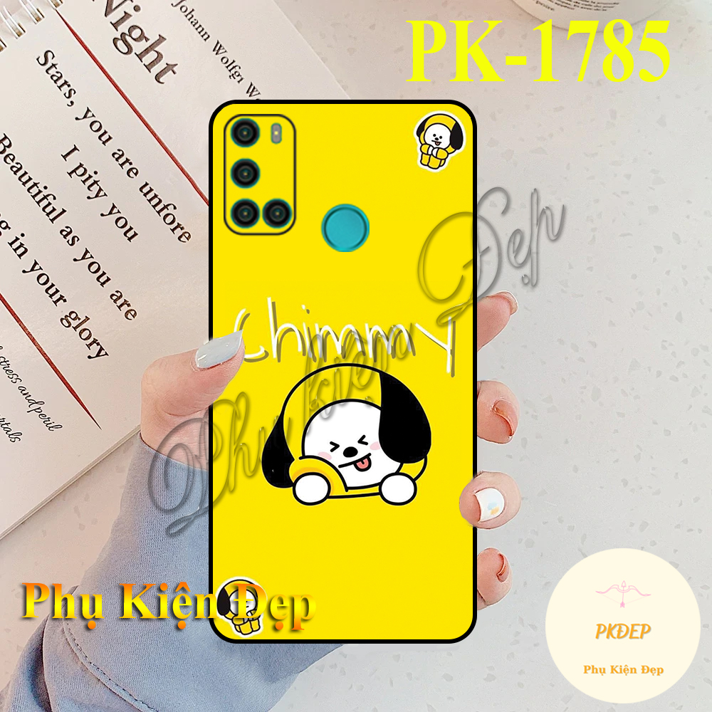 Ốp lưng Vsmart Joy 4 - Ốp dẻo đen in hình Chó cưng
