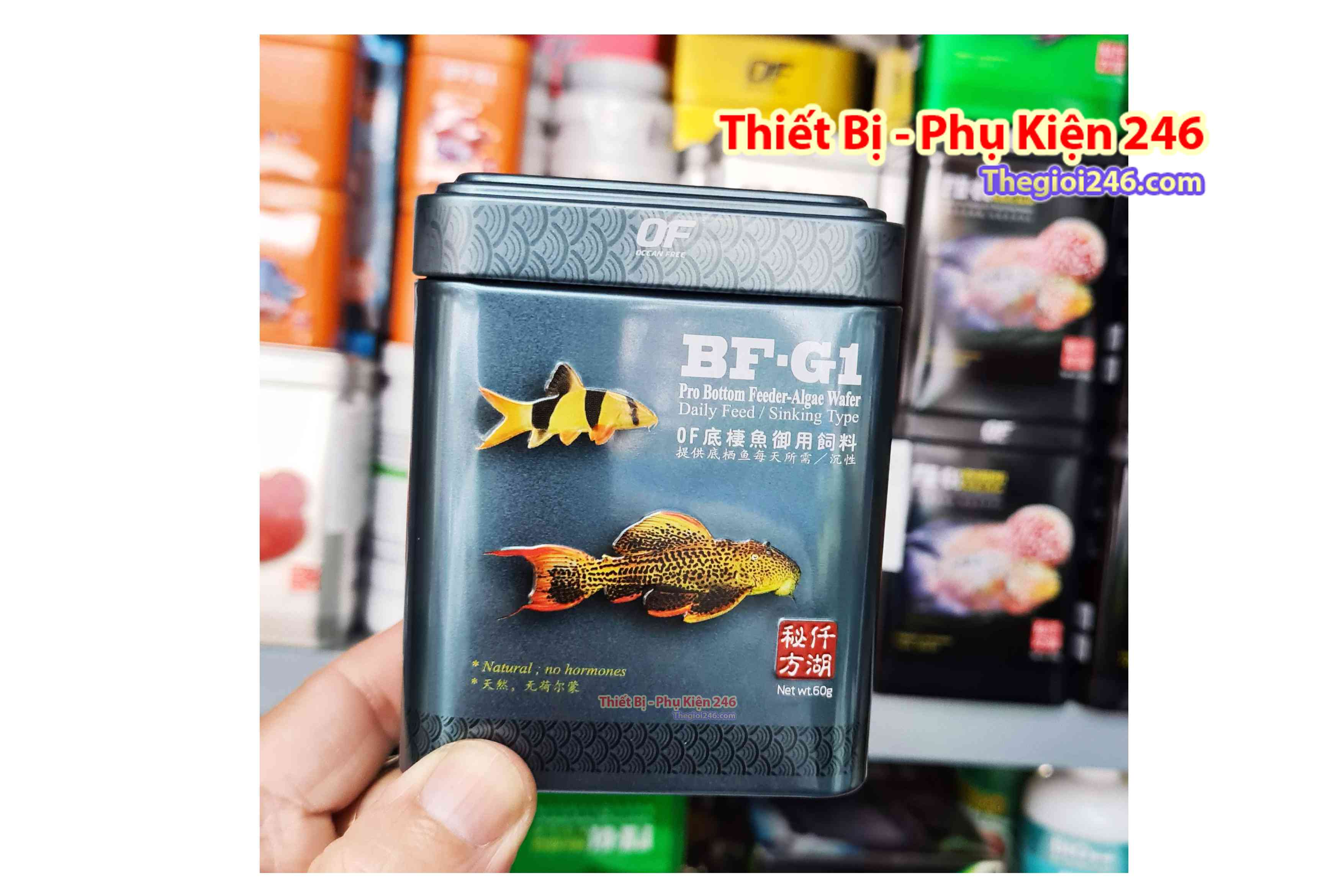 Thức ăn cho cá Pleco và cá chuột cao cấp BF-G1