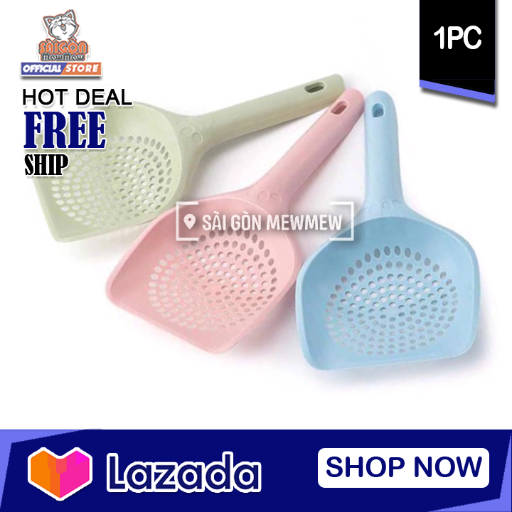 Xẻng nhựa xúc cát vệ sinh cho mèo LN-01