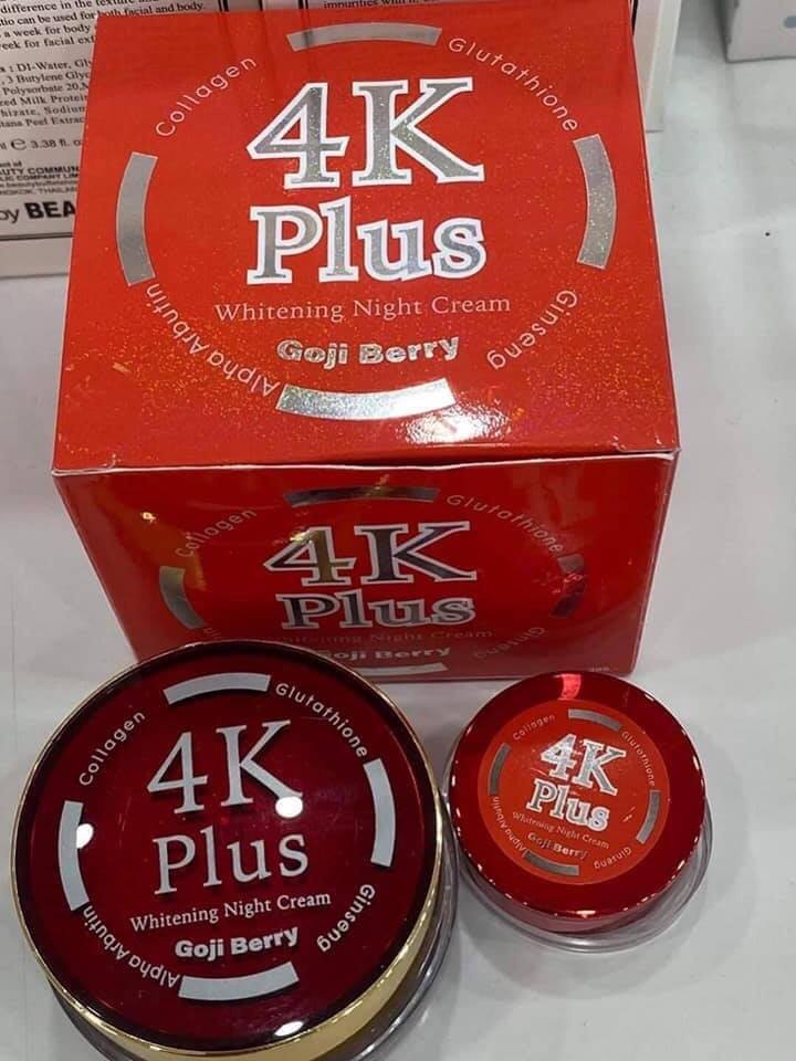 4K Đỏ Plus Thái Lan - kem dưỡng trắng da mặt