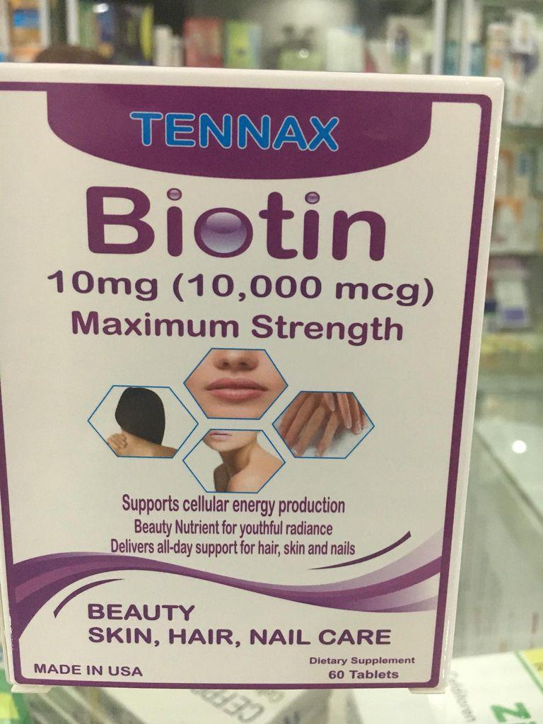TENNAX BIOTIN 10MG ( HỘP 60 VIÊN )