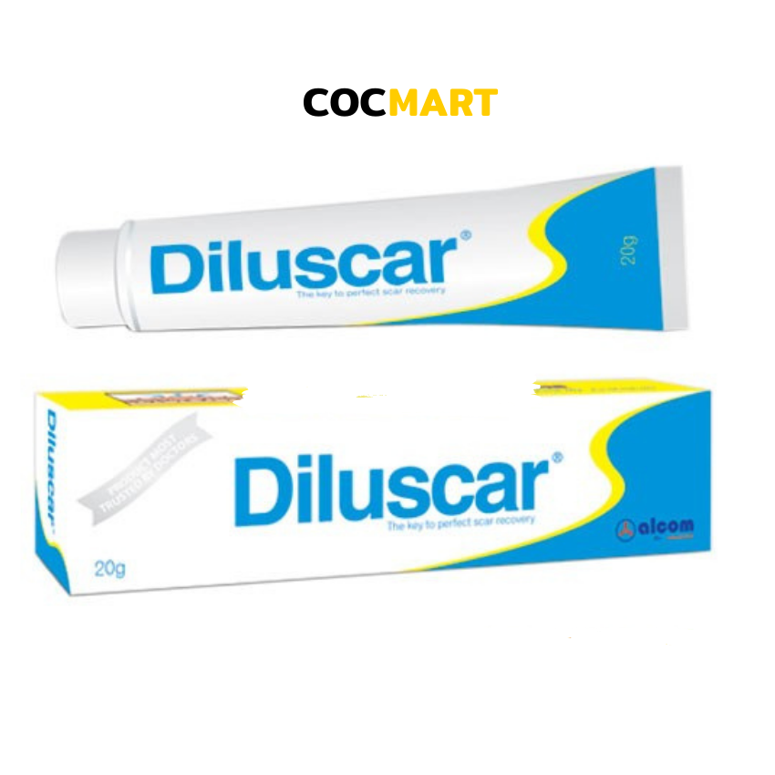Diluscar kem giảm sẹo lồi sẹo lõm và mờ sẹo