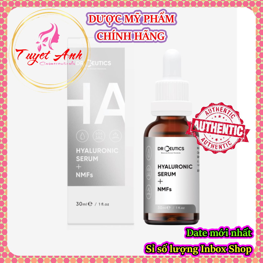 Serum HA Drceutics Hyaluronic Acid + NMFs - Cấp dưỡng ẩm và căng bóng da