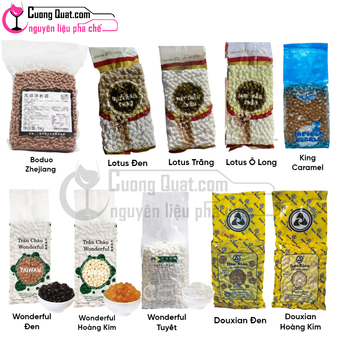 (Khuyến Mãi  Xuân Thịnh 1 tặng 1) Trân Châu 1kg Đủ Loại