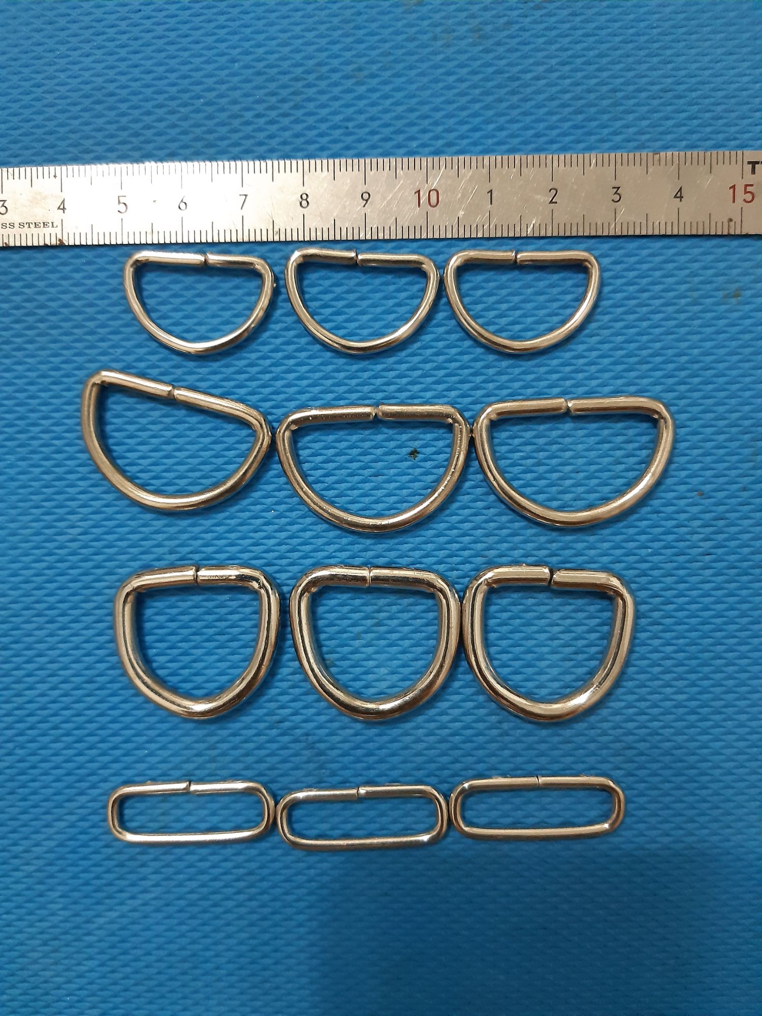 (Còn hàng)Khoen chữ D (khoen bán nguyệt) 10chiếc