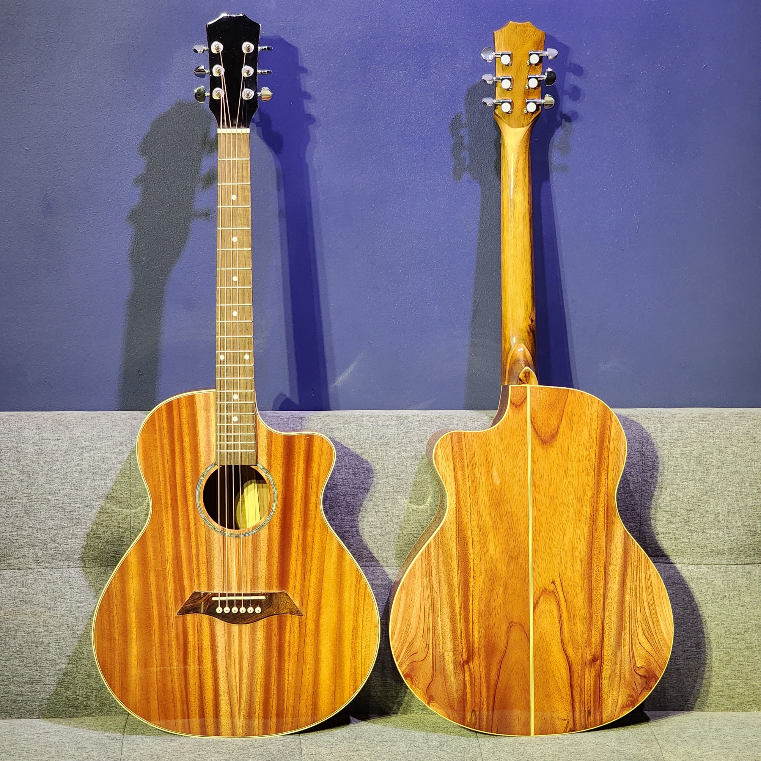 Guitar acoustic full gỗ hồng đào nguyên miếng - guitar sinh viên sv-fa2