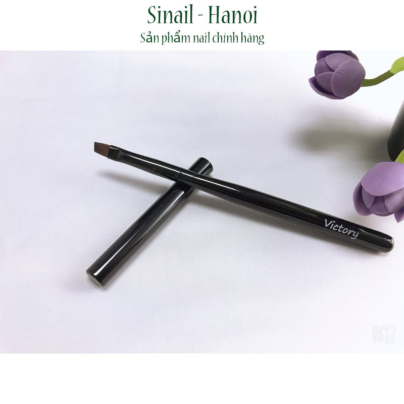 Cọ Đắp Gel Victory - Cọ Nail Bản Xéo Thương Hiệu Victory Chuyên Dụng