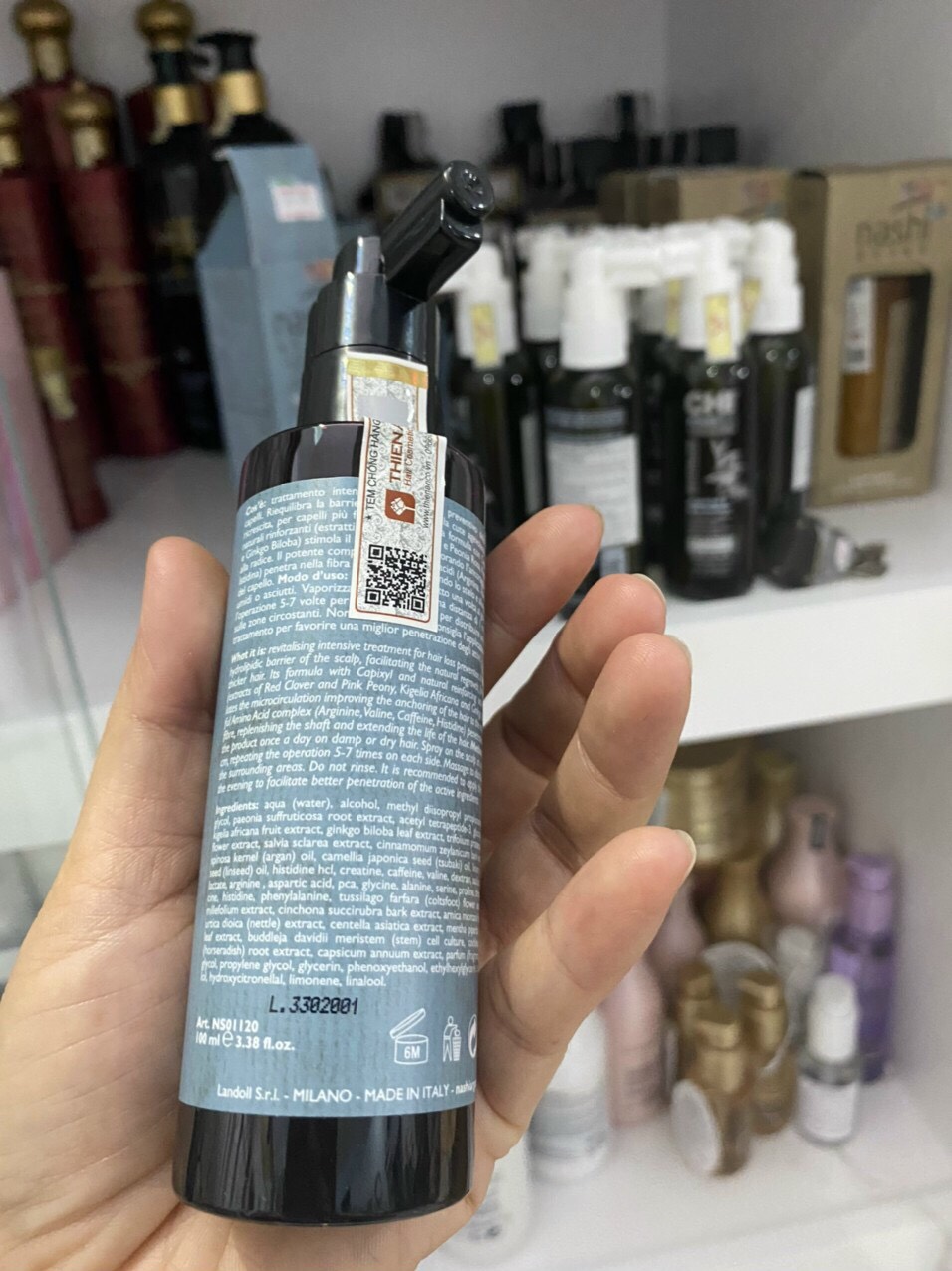 Huyết Thanh Chống Rụng, Kích Thích Mọc Tóc Nashi Argan Intensive Treatment 100ml