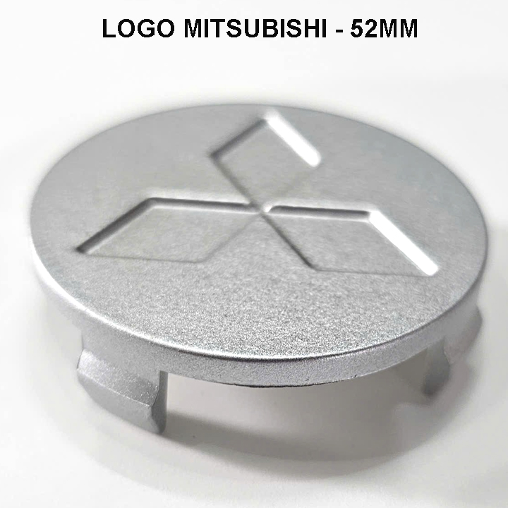 LOGO MITSUBISHI 52MM, CHỤP MÂM MITSUBISHI 52MM, LOGO THAY THẾ MITSUBISHI 52MM, HÀNG CHUẨN KÍCH THƯỚC.