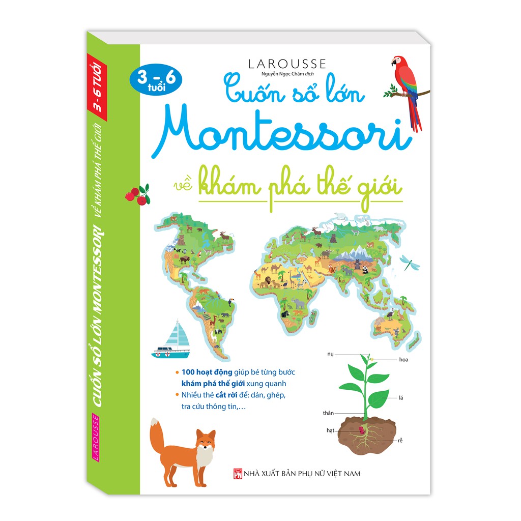 Sách - cuốn sổ lớn montessori về khám phá thế giới