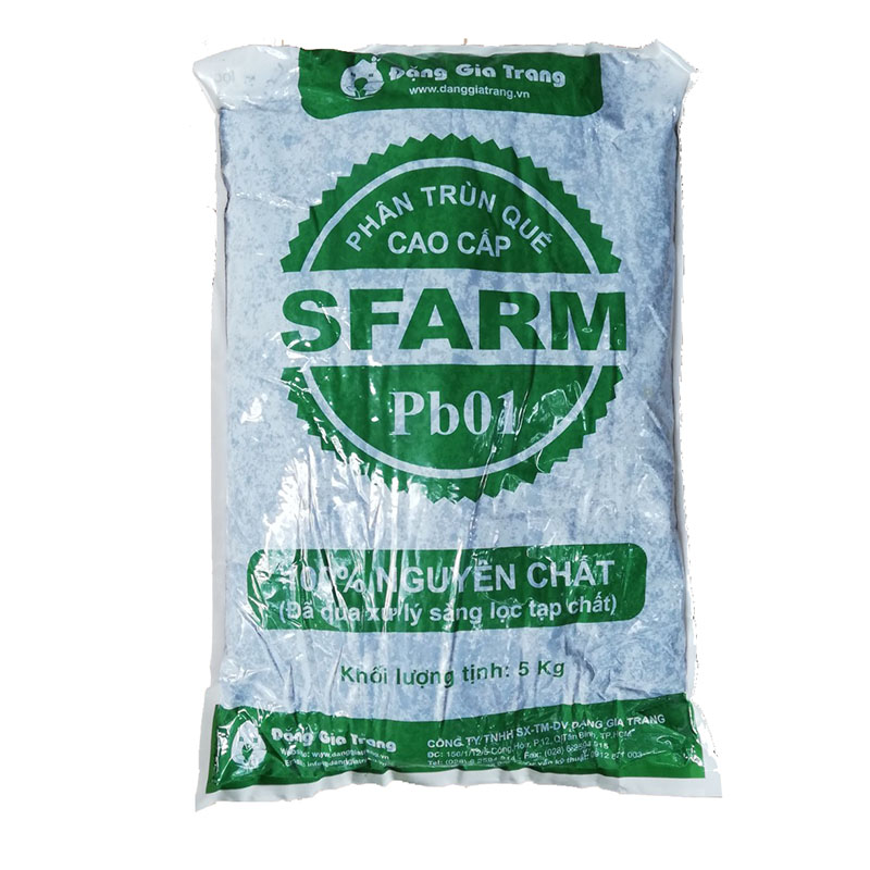 Phân trùng (phân trùn) Quế cao cấp SFARM bao 5 Kg  - Sản phẩm chất lượng - gian hàng uy tín - giá luôn tốt - mua ngay kẻo lỡ !