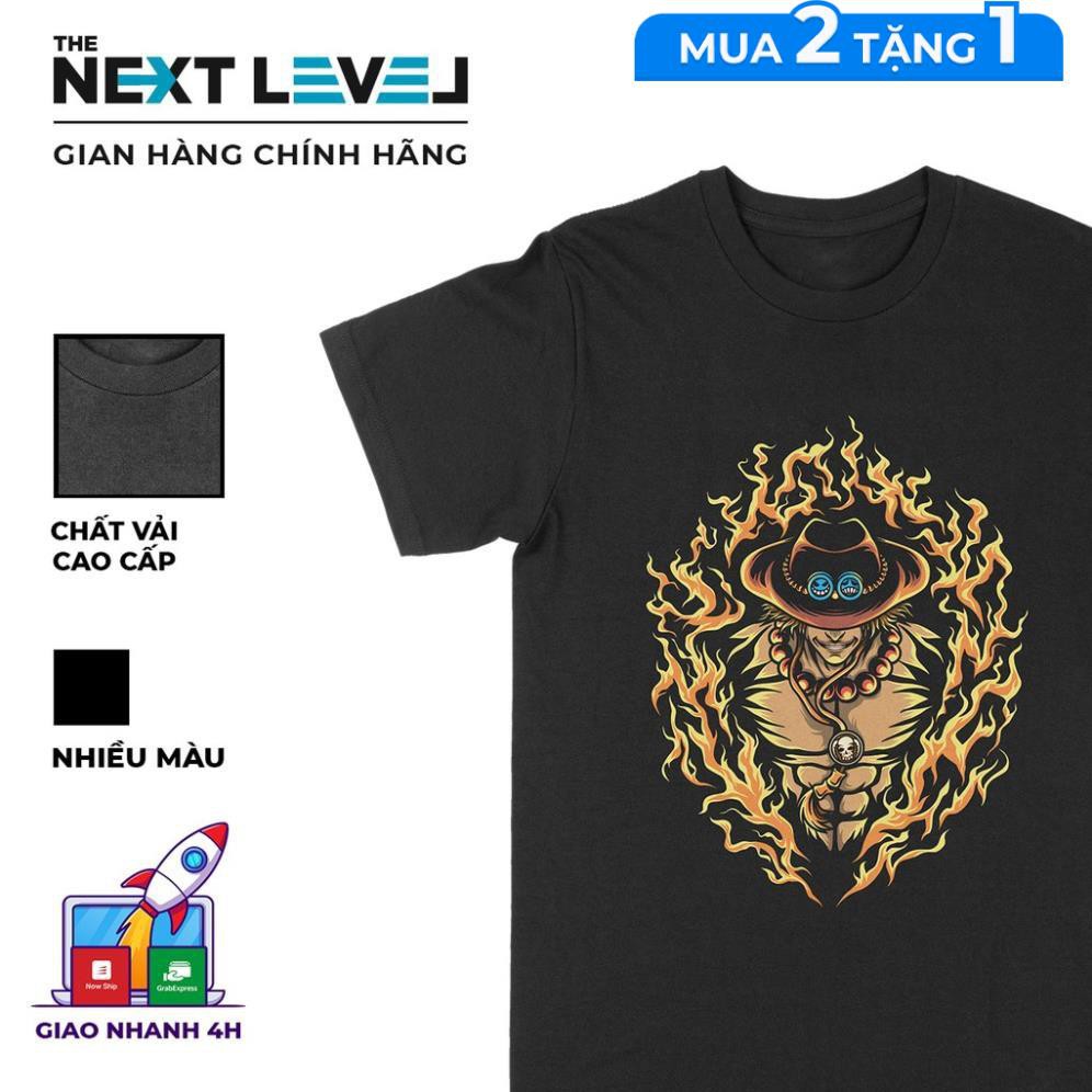 Áo hoodie ace hoả quyền unisex the next level, cotton 100% nam nữ - hd0117