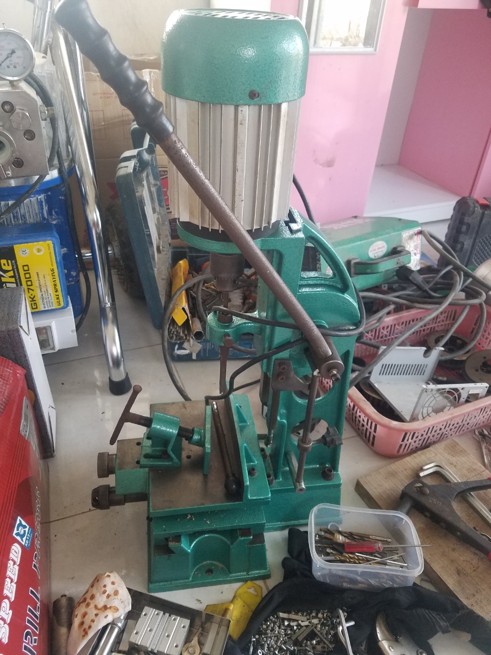 Máy đục mộng gỗ dongcheng ktomer t3816 - máy đục mộng gỗ vinachi dongcheng ktomer t3816 máy sở hữu công suất mạnh mẽ lên tới 750