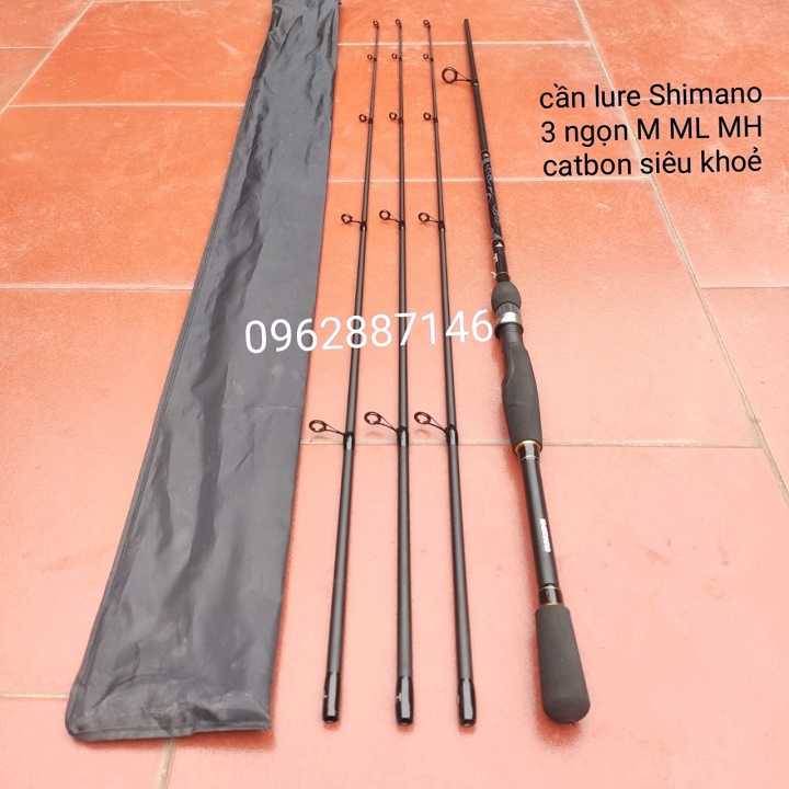 cần câu tay shimano waifilon 6H catbon xoắn tặng ngọn phụ