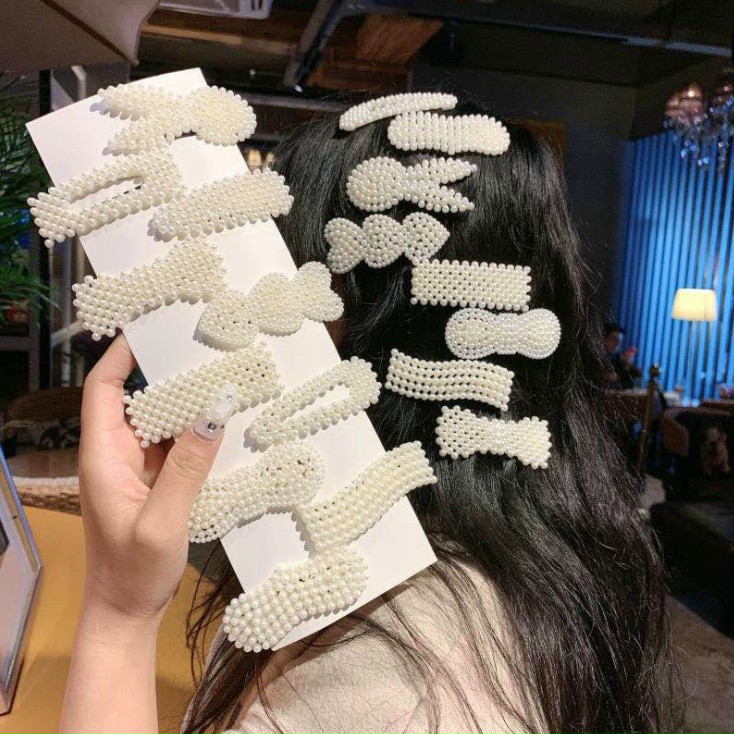 [HCM]SET 2 Kep Toc Ngoc Trai Xinh Xắn Nữ Tính Thời Trang Hàn Quốc