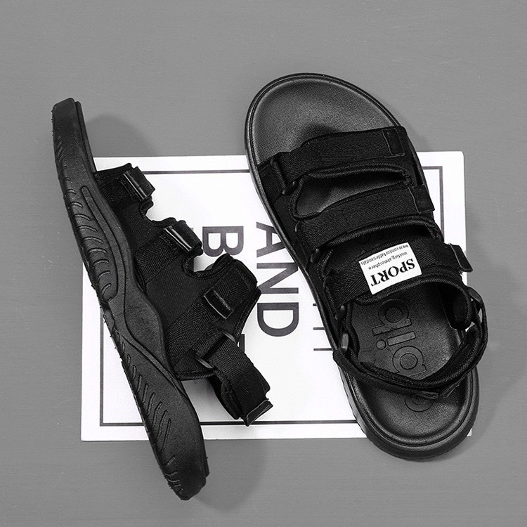 Dép sandal nam nữ Đế Lượn 3 quai - xăng đan full size 36-43 unisex