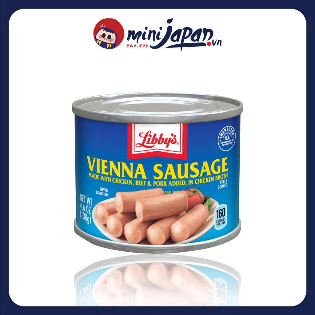 Xúc xích libby's mỹ đóng hộp 130g