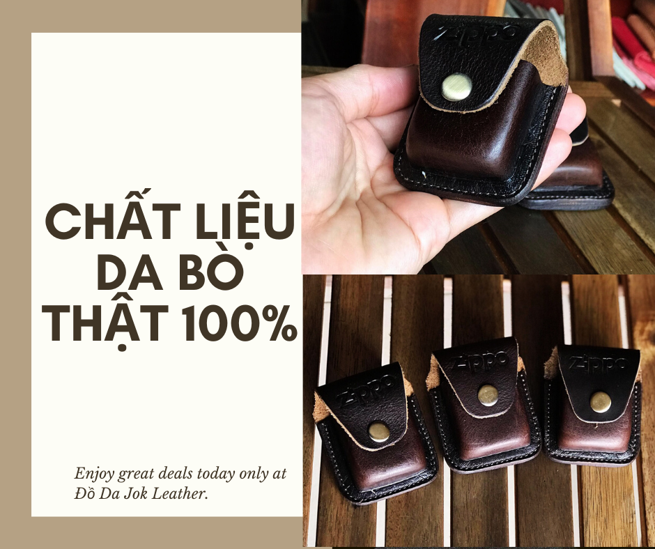 Bao da đựng zippo