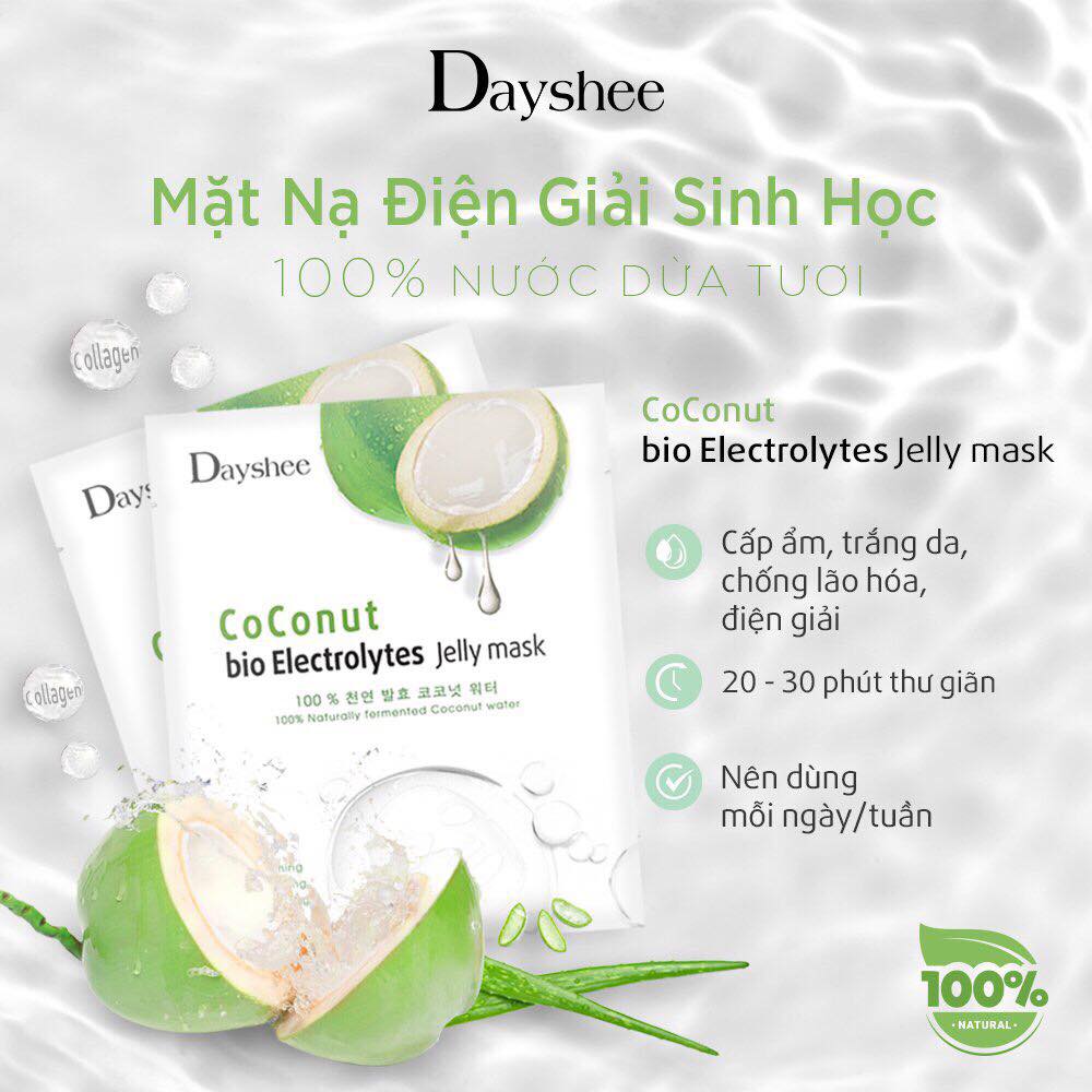 Mặt nạ dừa Jelly Mask | Dayshee Jelly Mask 5 Miếng/Hộp