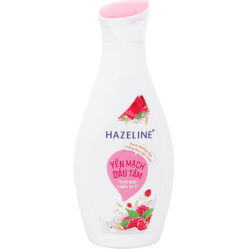 Sữa Dưỡng Thể 230ml Hazeline Dưỡng Trắng Da Yến Mạch Dâu Tằm