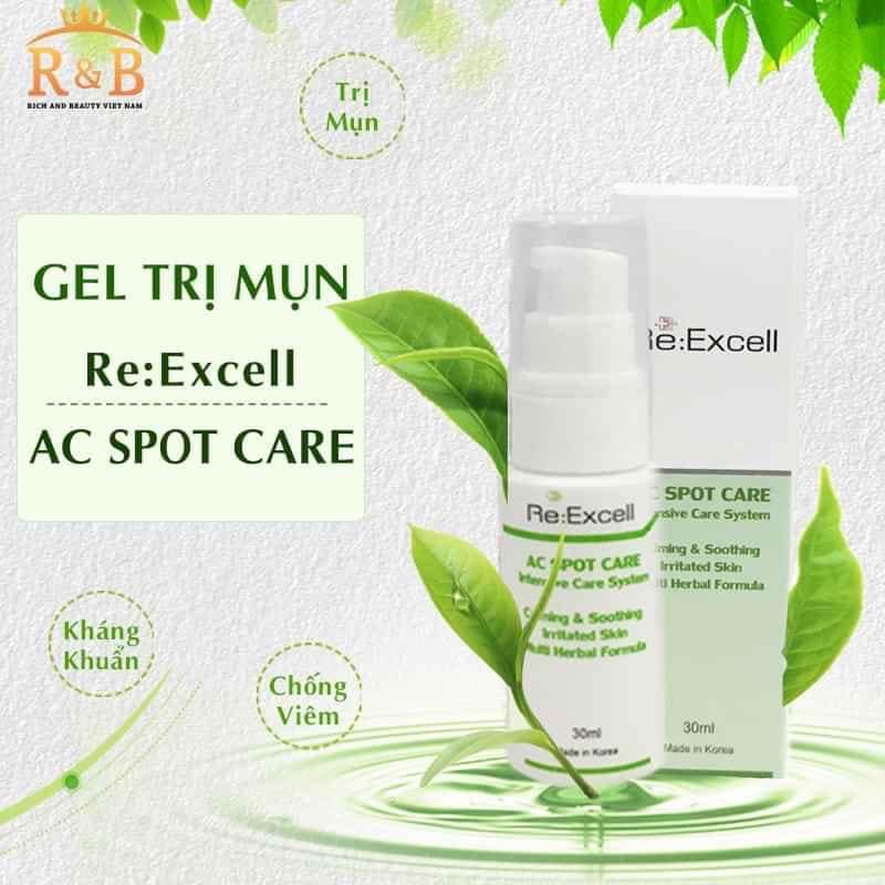 Gel làm sạch và ngăn ngừa mụn r&b hàn quốc re:excell ac spot care