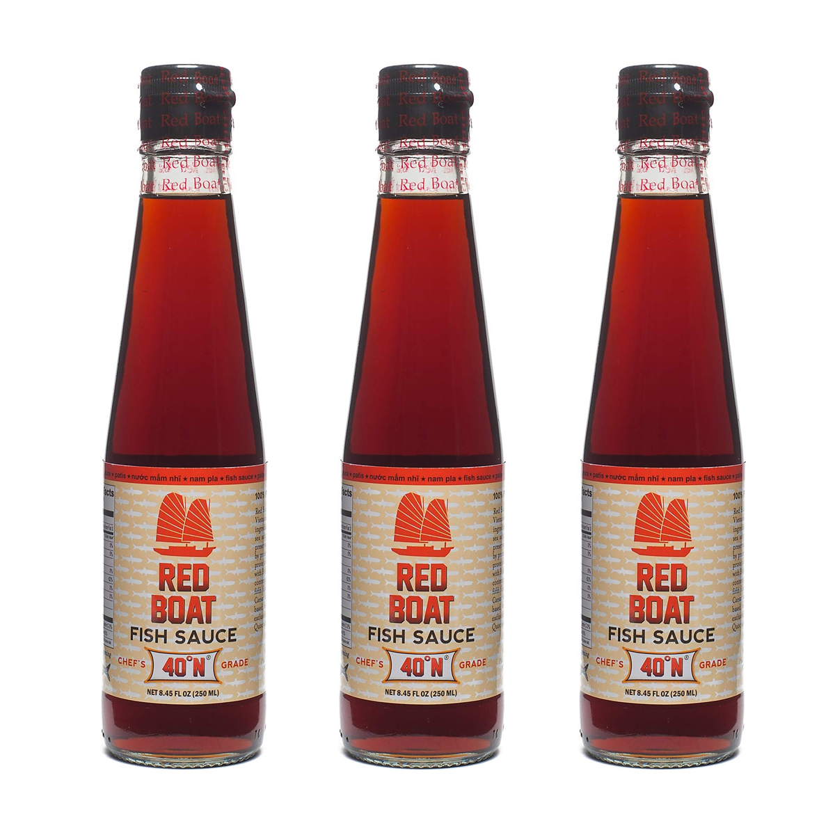 Nước mắm Red Boat: Nước mắm nhĩ cá cơm Phú Quốc 40N độ đạm tự nhiên