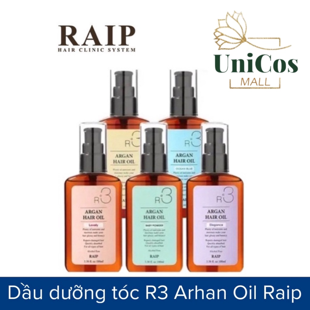 Dầu dưỡng tóc - r3 argan oil raip