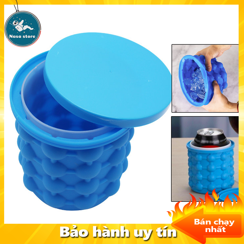 Hộp làm đá, hộp làm đá thông minh 12 viên, hộp làm đá hình trụ silicon, dụng cụ làm đá viên, Làm đá viên dễ dàng với hộp làm đá silicon, làm đá viên nhanh, chất liệu silicon an toàn cho người sử dụng, bảo hành vởi NASA Store