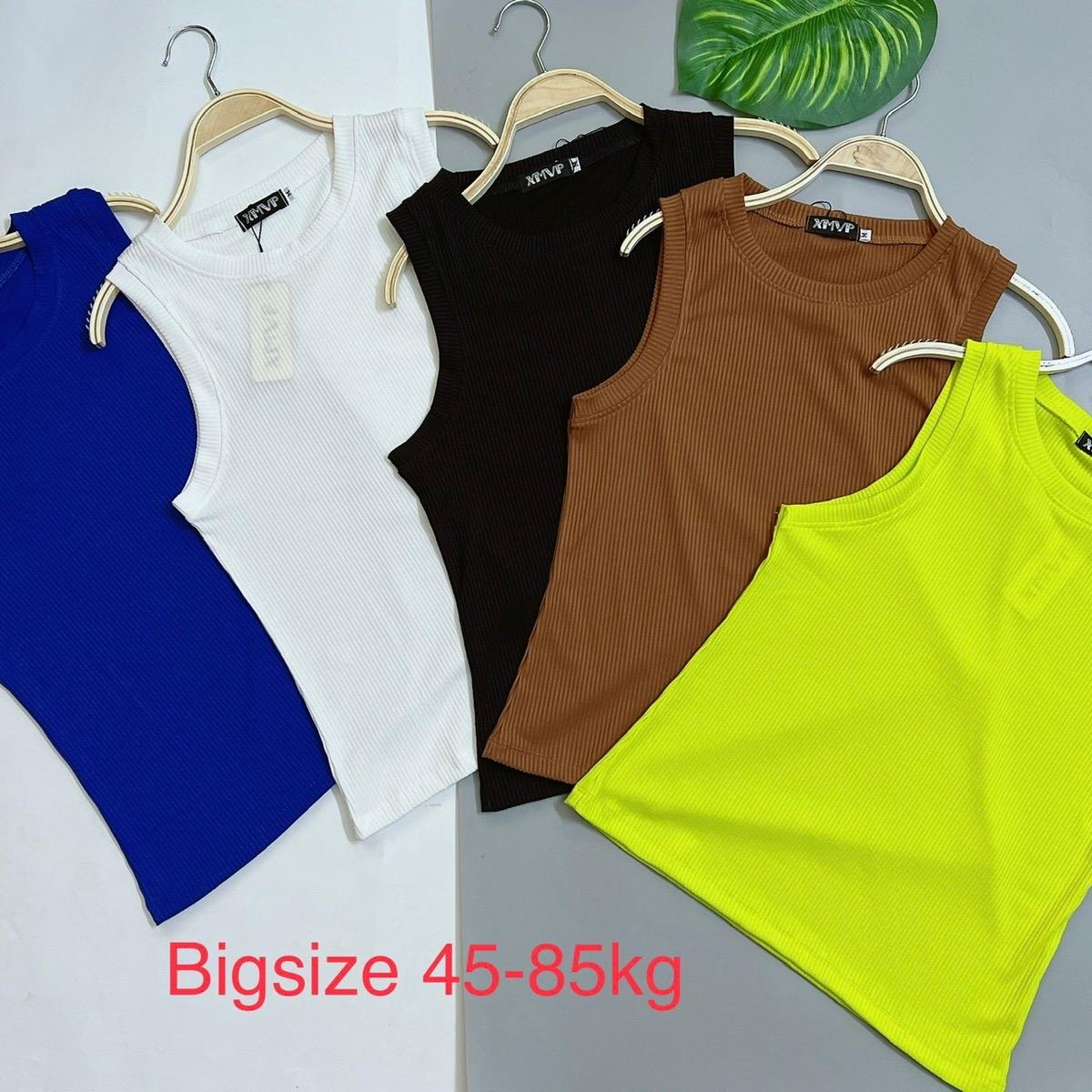 (Bigsize tới 85kg) Áo ba lỗ nữ chất thun gân