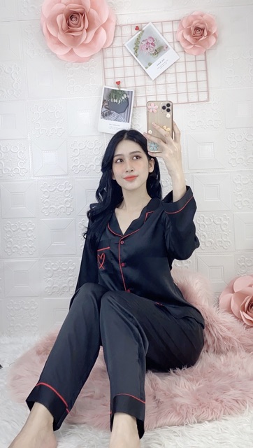 Bộ đồ mặc ngủ, mặc nhà pijama dài cao cấp dành cho thời trang nữ