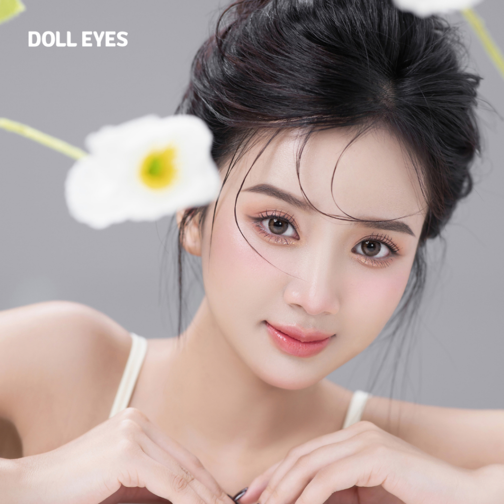Kính áp tròng doll eyes jenini choco 14,2mm - jeris special collection